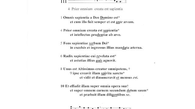 09 Tonus III Sirach 1:1, 4-6, 8-10 Tobias Jenny, cantor смотреть онлайн