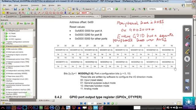 34 - IO Pin Configuration and Registers Overview смотреть онлайн