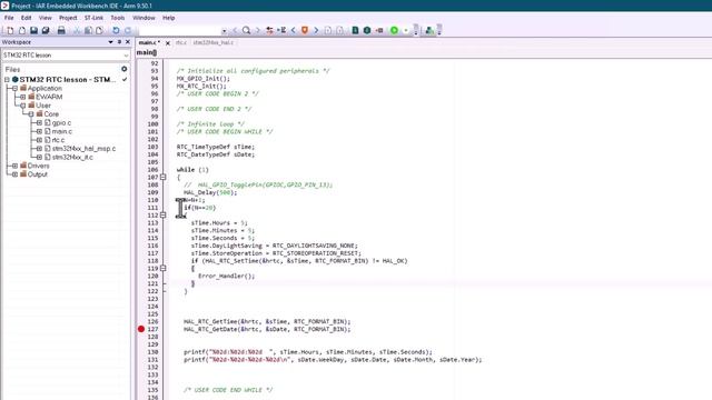 Урок по STM32 N28 HAL RTC часы реального времени часть 1