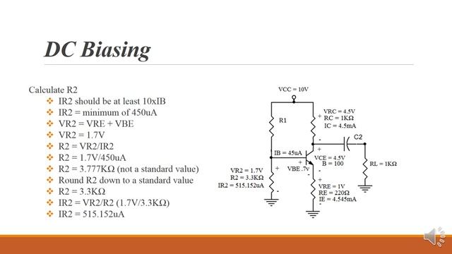BJT Amplifier Design: Part 1 DC Biasing смотреть онлайн