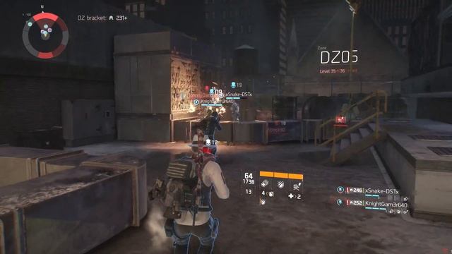BURST FIRE MANHUNT CHALLENGE! - The Division Dark Zone Funny Moments