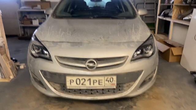 Opel Astra j восстановили фары в заводской вид смотреть онлайн