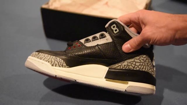 1994 Nike Air Jordan III 3 Black / Cement Grey - 94 BC3 Original смотреть онлайн