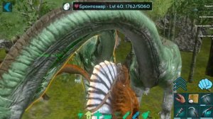 Приручил спинозавра в Ark mobile!|Modjik