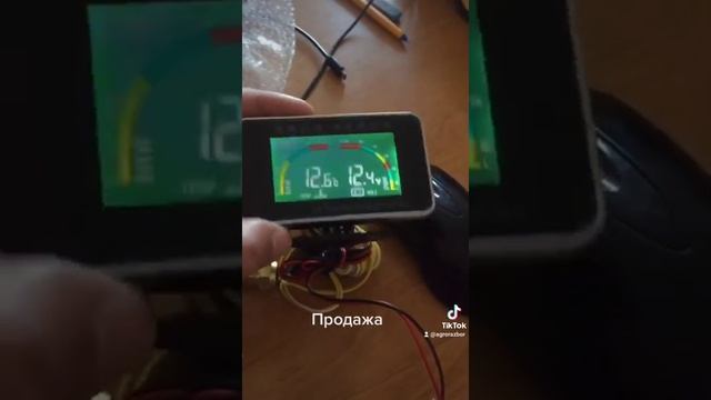 Указатель температуры воды - вольтметр 12в 24в смотреть онлайн