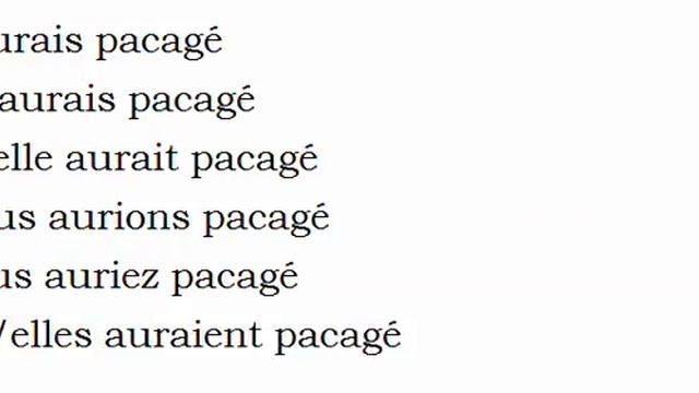 Изучение французского языка = Спряжение глаголов = Pacager смотреть онлайн
