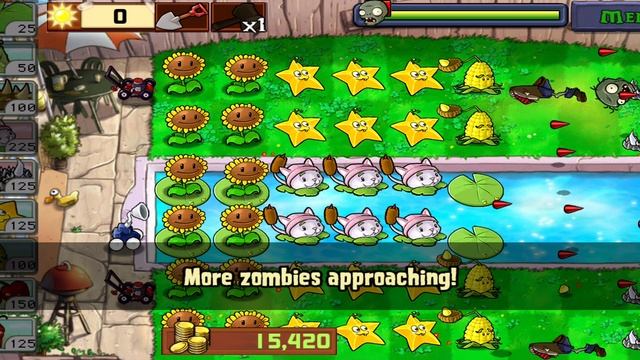 Plants vs Zombies Растения против Зомби Выживание. Бассейн смотреть онлайн
