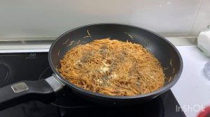 Обалденная жареная вермишель, это очень вкусно 🤤