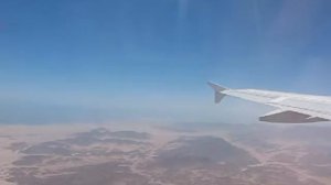 Взлет из аэропорта Шарм Эль Шейх вид слева