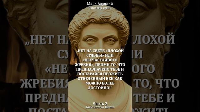 Эти слова НА ВЕС ЗОЛОТА! Гениальные цитаты Марка Аврелия. Часть 2 смотреть онлайн