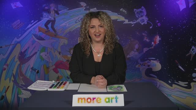 Приглашение на уроки "Цветы" / Курс "Акварельные скетчи для начинающих" от more-art.ru смотреть онлайн