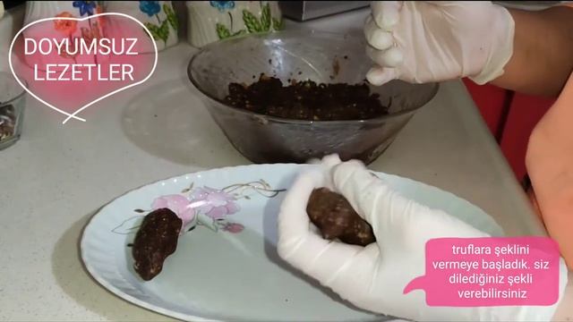 Çikolatalı truf tarifi, en kolay, en az malzemeli, tatlı tarifi, çikolatalı pasta tarifi, смотреть онлайн