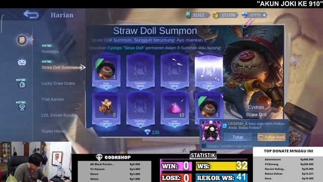 LOGIN SEKARANG !! TRIK POLA DAPETIN SKIN CYCLOP HALLOWEEN ! MOONTON PASTI RUGI смотреть онлайн