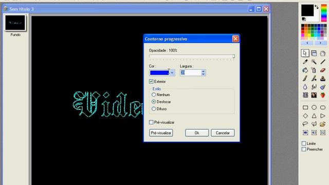 PhotoFiltre Studio Efeito Neon em Texto смотреть онлайн
