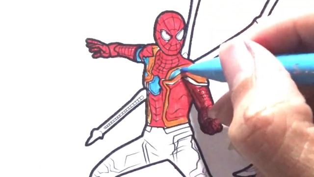 COLORING PAGE SPIDEY AMAZING FRIENDS,coloring iron spidey смотреть онлайн