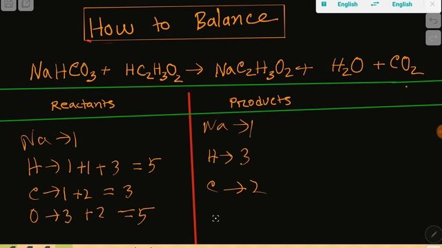 NaHCO3+HC2H3O2=NaC2H3O2+CO2+H2O Balanced Equation смотреть онлайн