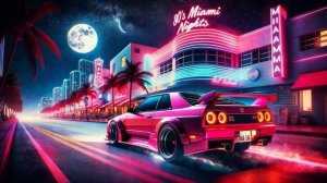 Miami Nights | Retro 80s Lofi Synthwave Mix | Neon Dreams