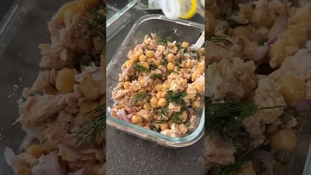 Tuna Chickpea Salad #vlog #dayinmylife #cooking смотреть онлайн