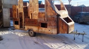 Таганай Кемпер. Работа по сборке модуля на прицеп. Отчет 21.