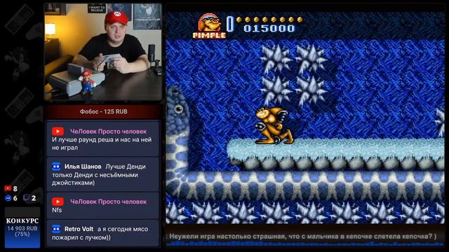 ️ Battletoads In Battlemaniacs на Super Nintendo / Тренировка / Пройдено !