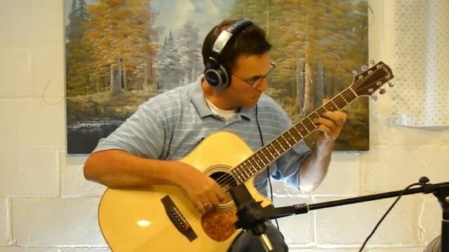 Scarborough Fair Guitar Instrumental - Carvin C750T Cobalt смотреть онлайн
