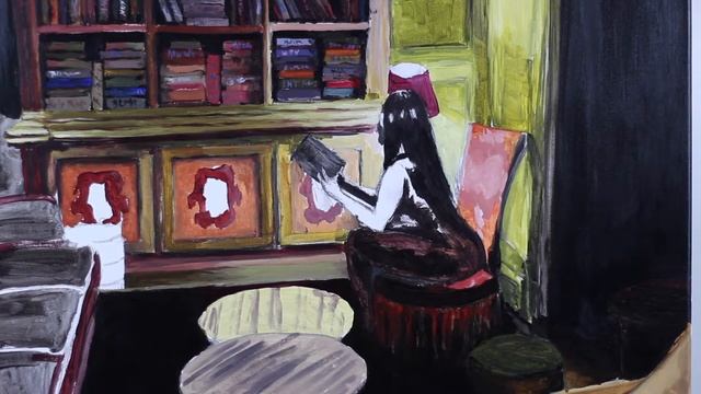 Step by Step Acrylic Painting | Time lapse | Acrylic Painting Techniques | Siren Hotel Painting смотреть онлайн