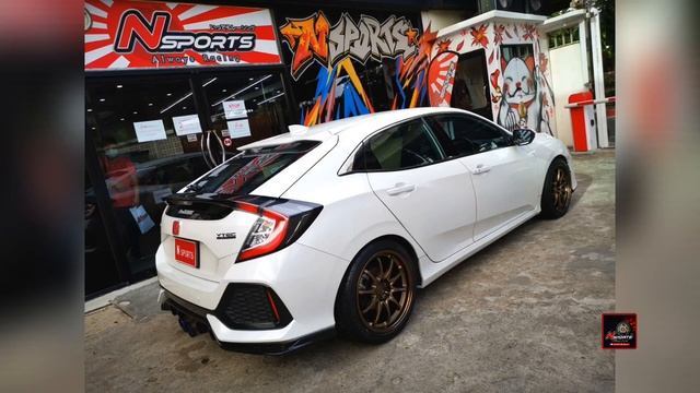 Honda Civic FK จัดชุดล้อ Rays Volkracing CE28N 18x8.5+30 พร้อมยาง BS RE004 235/40/18by Nsports смотреть онлайн