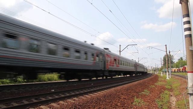 [РЖД][МЖД] Электровоз ЧС7 с поездом 275 смотреть онлайн