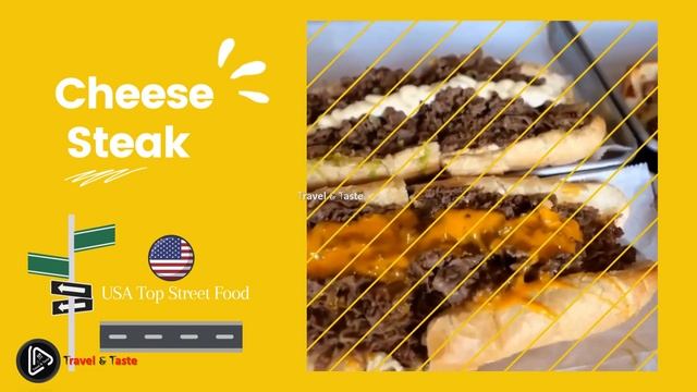 Top 10 American Street Food 🇺🇸 😋 смотреть онлайн