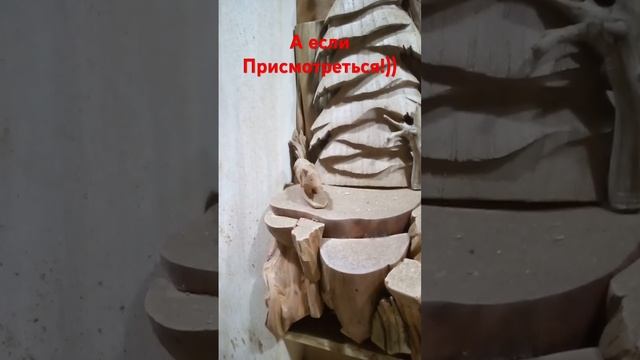 Нюансы видны вблизи!)) #творчество #резьбаподереву