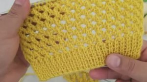 Воздушный узор спицами - Вязание спицами попетельно