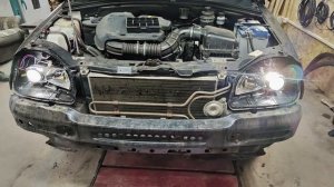 Chevrolet Niva установка диодных линз
