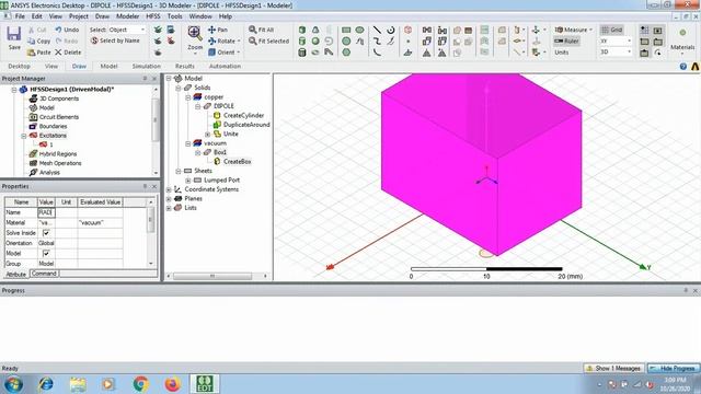 Dipole antenna design using Ansys HFSS смотреть онлайн