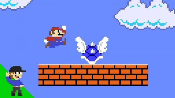 Mario gets a Blue Shell - Level UP Shorts