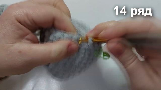 МК Мышка крючком из плюшевой пряжи смотреть онлайн