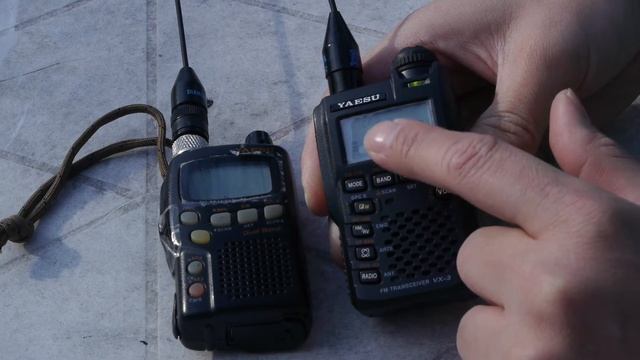 Yaesu Vx1r And Vx3r Short Comparison