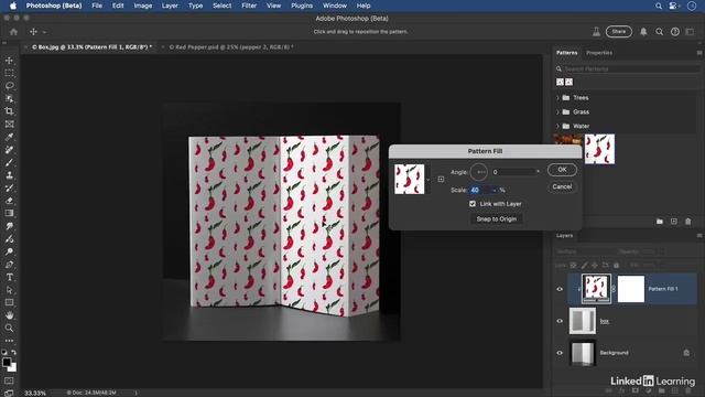 18-03 - Creating and applying custom pattern fill layers смотреть онлайн