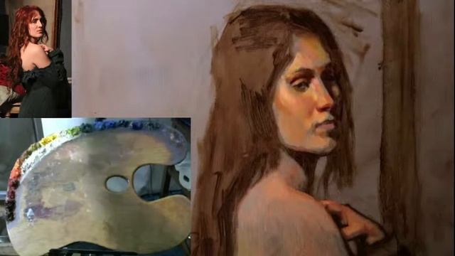 Oil Painting LIVE! Portrait Painting Session