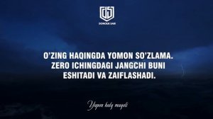 OLTINGA TENG SO‘ZLAR - Donolik sari 6 daqiqa | Eng sara iqtiboslar