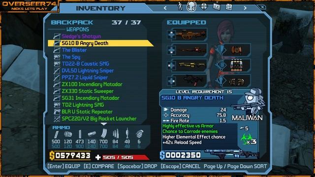 Borderlands Siren Lilith Story & Side missions 1 смотреть онлайн