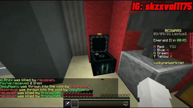 BEDWARS MONTAGE, ROAD TO 1000 KILL!!!//LUCKYNETWORK!!! [Lost Sky] смотреть онлайн