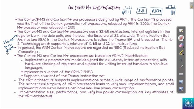1 - A few words on embedded systems and ARM Cortex M4 introduction смотреть онлайн