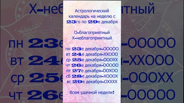 Что приготовили звезды на неделю с 23го по 29е декабря смотреть онлайн