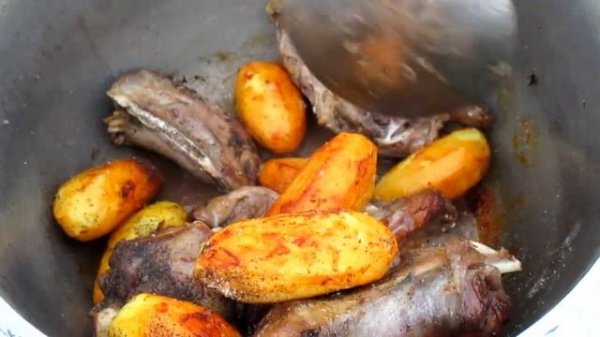 КАЗАН КЕБАБ БАРАНИНА В КАЗАНЕ