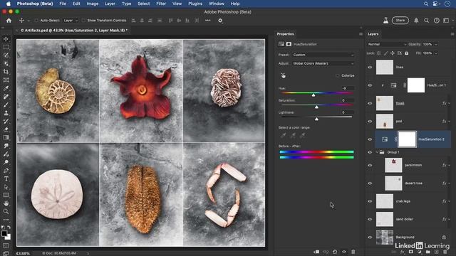14-05 - Applying adjustment layers to multiple layers смотреть онлайн