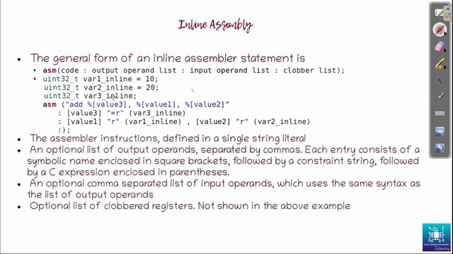 17 - Embedded C Part 6 Inline Assembly смотреть онлайн