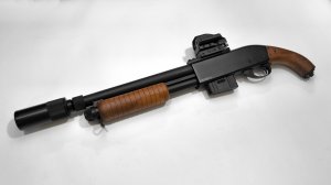 ДРОБОВИК M870 (A&K, СПРИНГ, 6ММ,130М/С) - МИНИ ОБЗОР