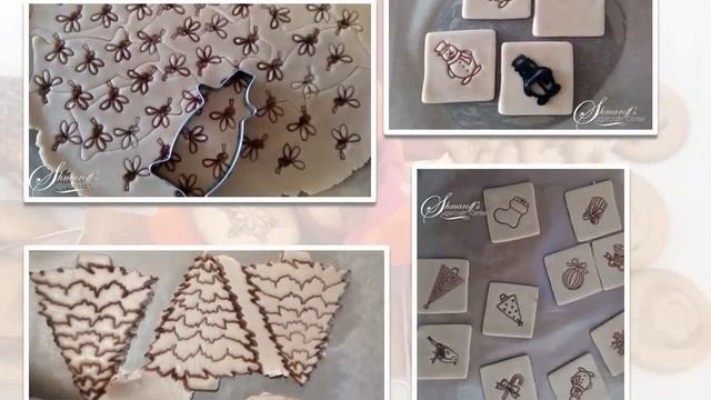 Christmas Cookies / Коледни Сладки бърза и ефектна декорация без оцветители смотреть онлайн