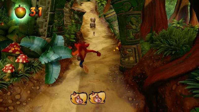 Crash Bandicoot N Sane Trilogy прохождение на PC 2 уровень смотреть онлайн