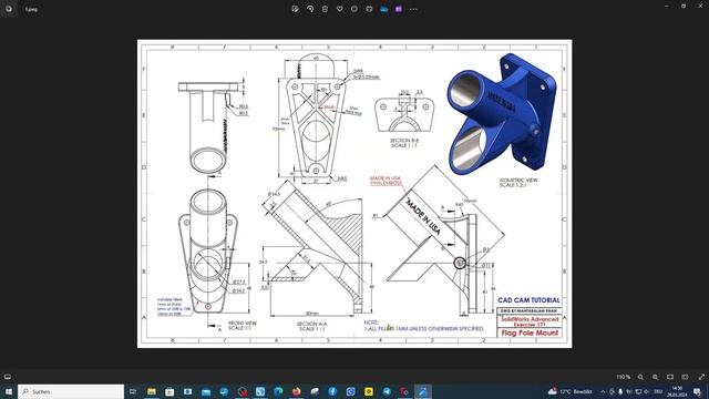 FreeCAD Часть 108. Пример создания модели смотреть онлайн